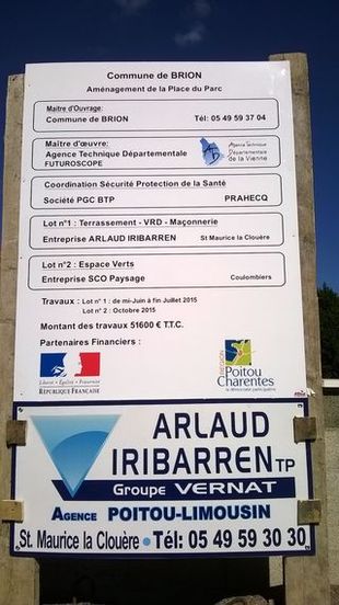 Travaux place du parc 1