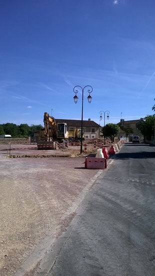 Travaux place du parc 2